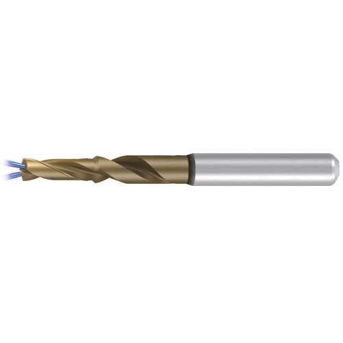 Solid drill bit VHM-EF-C-VA-HA-IK-2FF-ALCR-T37for cast ironfor non-ferrous materialsfor steel