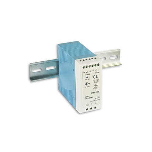 AC/DC power supply MDR-40 serieswith overload protectionwith short-circuit protectionDIN rail