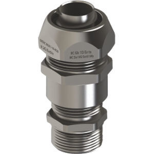 Латунный кабельный ввод ExMLSRP 00никелированная латуньнержавеющая стальIP67