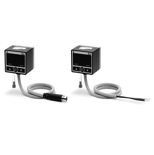 Electronic pressure and vacuum switch SWCN seriesfor gasIP65compact