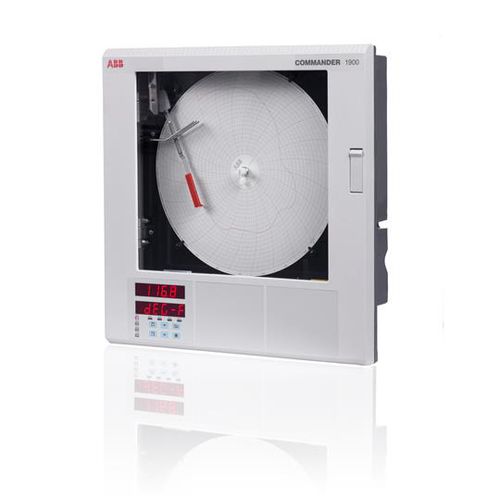 Самописец серии C1900проточныйдля крепления на панеликруглый