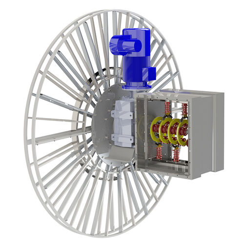 Катушка для кабеля среднего напряжения MTмеханизированнаяоткрытаядля крана