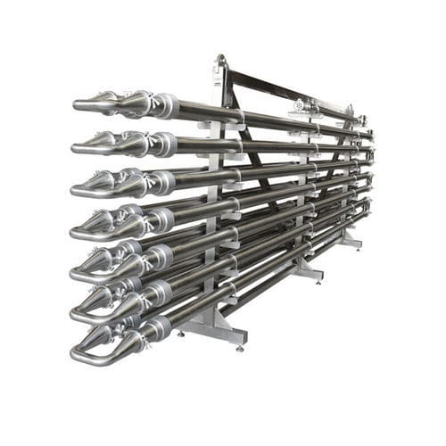 Трубчатый теплообменник жидкость/жидкостьнержавеющая стальдля пищевой промышленности