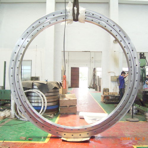 Поворотное кольцо без шариков зубьев, однорядное, большого диаметра