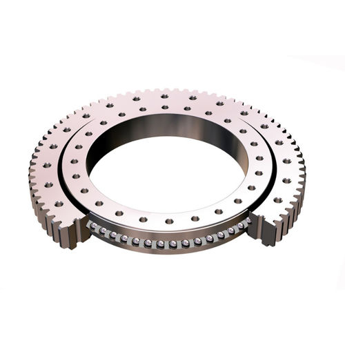 Поворотно-поворотное кольцо с внешними зубьями, шарики, один ряд, четырехточечный контакт