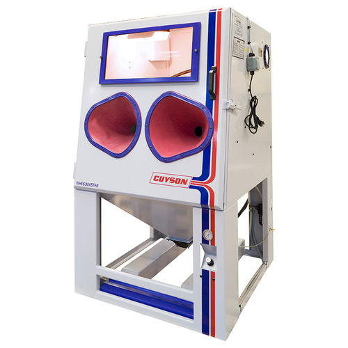 Шкаф для пескоструйной обработки легкосплавных дисков Wheelmastersuctionmanualс поворотным столом