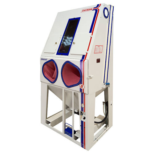 Шкаф струйно-струйной обработки Euroblast серии GLручной желобчатый конвейердля гравировки на плоском стекле