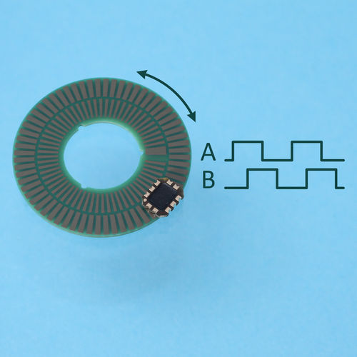 Датчик поворотного положения ID4501Cбесконтактный индуктивныйцифровой