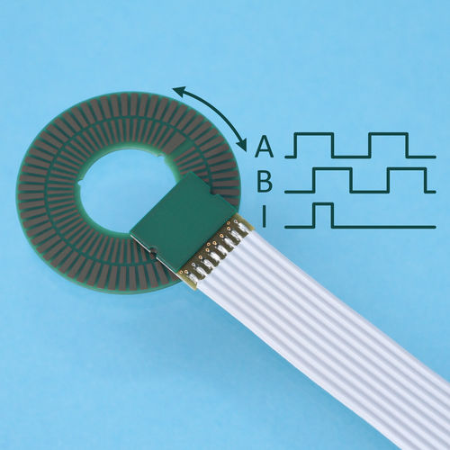 Инкрементальный датчик угла поворота IT3402Индуктивный с полым валомцифровой