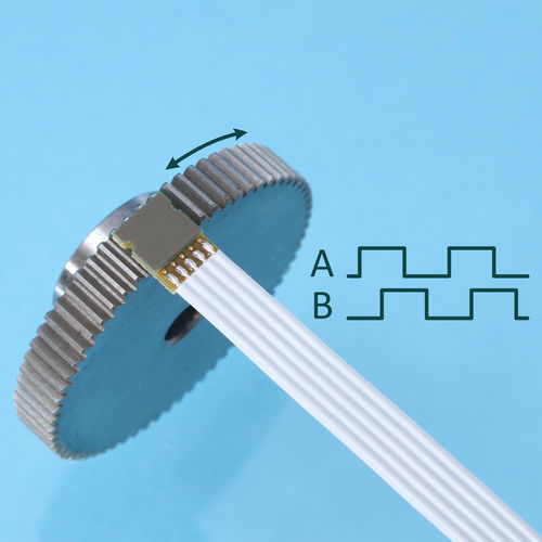 Инкрементный датчик угла поворота ID1102GИндуктивный редуктор