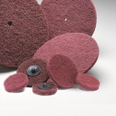 Финишный абразивный диск 78411 для очистки поверхностейдля снятия заусенцев на нетканом материале