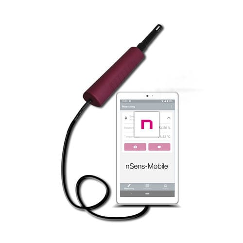 Temperature measuring instrument nSens Mobilepressurerelative humiditypressure
