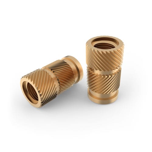 Резьбовая вставка 60_/Cлатунькруглаядля термопластов