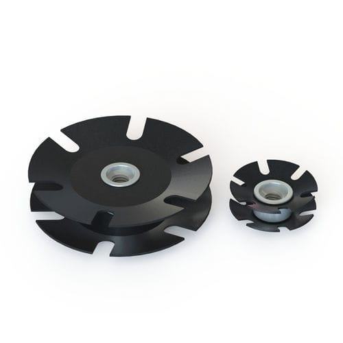 Концевая вставка для круглой трубы ITT2S с резьбой, прессованная латунь