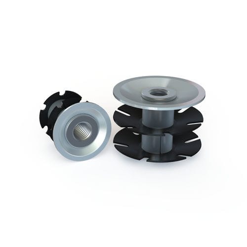 Концевая вставка для круглой трубы ITT2T с резьбой, запрессовкой, самоанкерованием