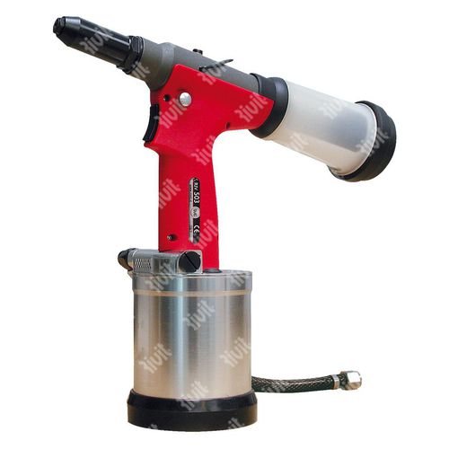 Олеопневматический клепальный инструмент RIV503для вытяжных заклепокдля конструкционных заклепокс системой выброса