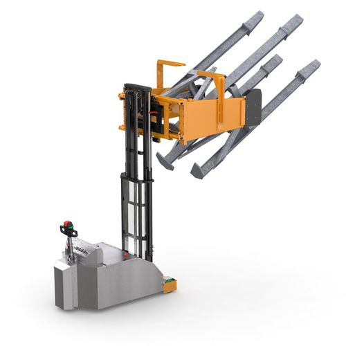 Electric stacker truck BS106 DVI Tralicciwalk-behindcounterbalanced