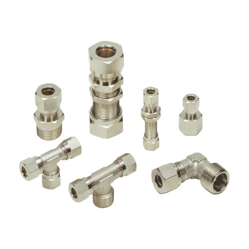 Гидравлический фитинг серии B, винтовой, разжимной, угол 90°