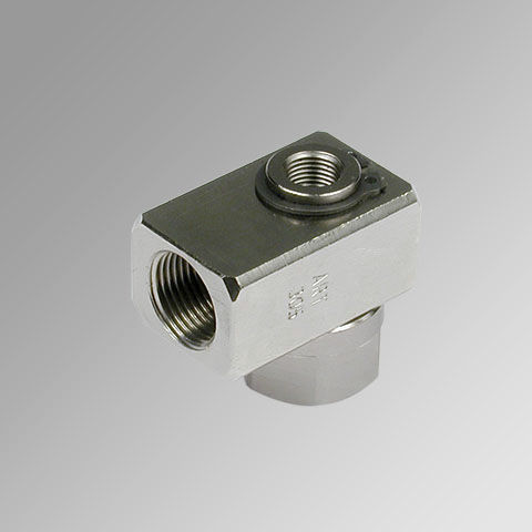 Воздушный поворотный шарнир серии W05111, никелированная латунь