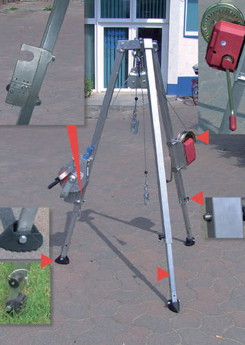 Алюминиевый штатив DIN EN 795 | ДБ-А2