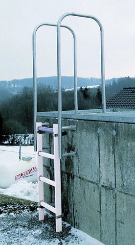 Лестница из нержавеющей стали одинарная для резервуаров