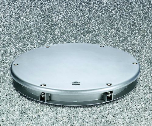 Люк из нержавеющей стали макс. ø 1 200 x 1 200 мм | HS6 круглый