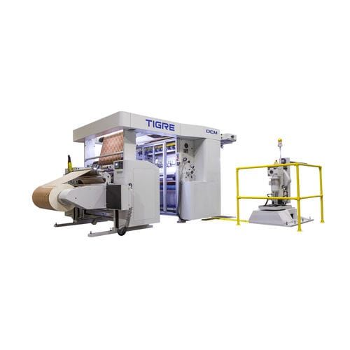 Дуплексная револьверная бобинорезательная машина Tigreдля бумагидля пластиковой пленкимногофункциональная