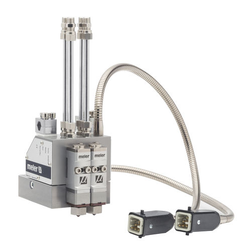 Головка для нанесения клея-расплава вихревого типа ECA, серия ECAI