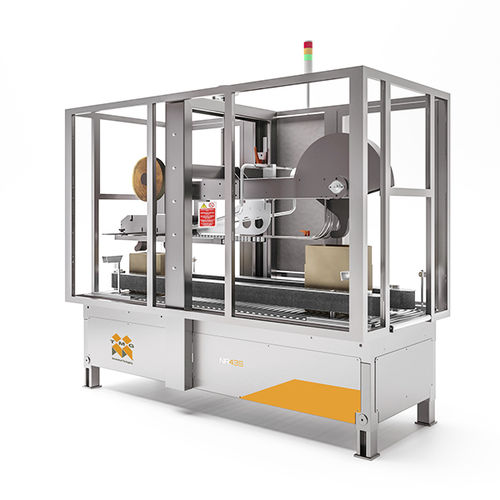 Многоклапанный запечатщик коробок НА43 на клейкой ленте-автоматический