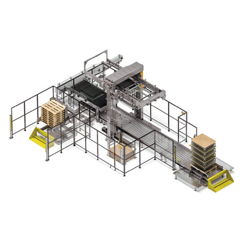 Автоматический депаллетизатор VEGA 120Аслойный колонного типадля пищевой промышленности и производства напитков