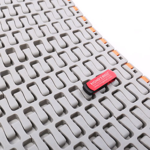 Modular conveyor belt HS-300B-HD/45MM picthcurvedPOMPP