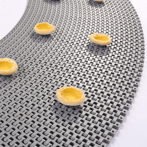 Flexible conveyor belt HS-500B/25mm picthflush gridPOMPP