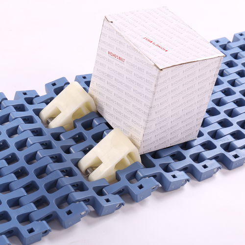 Modular conveyor belt HS-300B-HD+pusherPOMPPPA