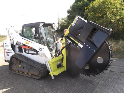 Колесный траншеекопатель HW60 Skid Steer Mounted Wheel Trencherдля мини-погрузчикадля экскаваторадля гражданского строительства