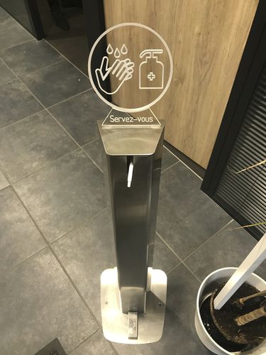 Терминал раздачи водно-спиртовых растворов бесконтактный