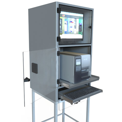 Защитный шкаф CPI 3стенкас полкой на ножках