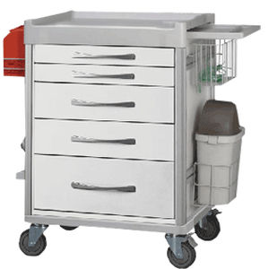 Тележка для хранения CHARIOT DE SOINS POUR ETABLISSEMENT SANTАлюминиевая полкамногофункциональная