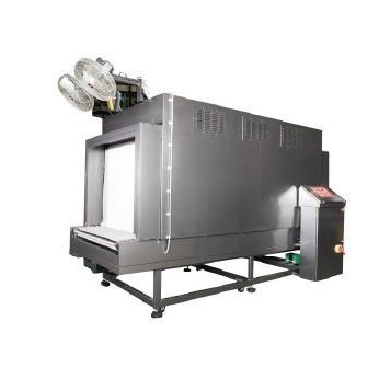 Электрический термоусадочный туннель большого формата, воздушный, двухкамерный