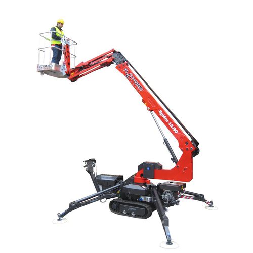 Дизель-электрический гибридный спайдерный подъемник SPIDER 13.65 EDгусеничныйсамоходныйкомпактный