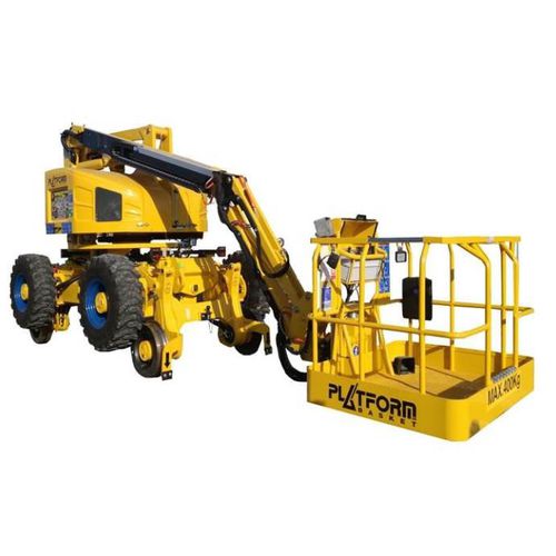 Коленчатый подъемник RR 14 EVO 3-колесный, дизельный на рельсовом ходу