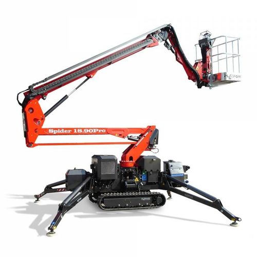 Гусеничный спайдер-подъемник Spider 18.90самоходныйэлектрическийдизельный двигатель