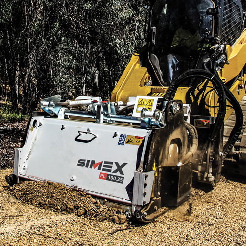 Skid steer loader cold planer PL 100.25compactfor asphalt