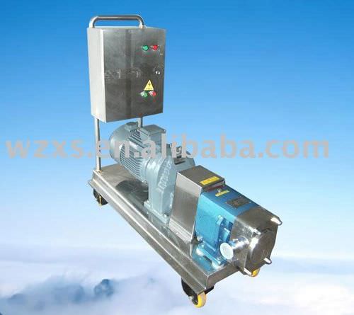 Насос для пищевых продуктов лопастной электроротационныйдля гигиенических применений