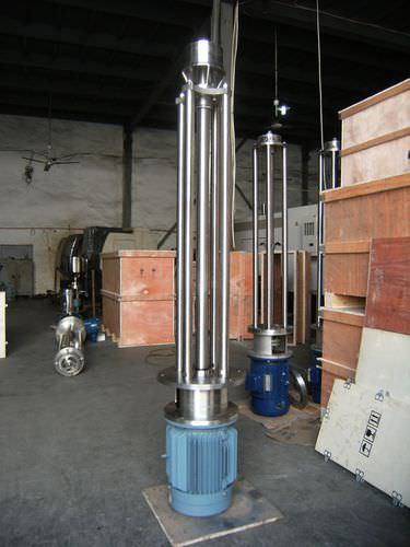 Турбинный смеситель периодического действия для порошковвертикальный