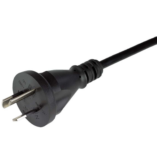 3-pole electrical plug A15 Australien/Australiawith earthing contact