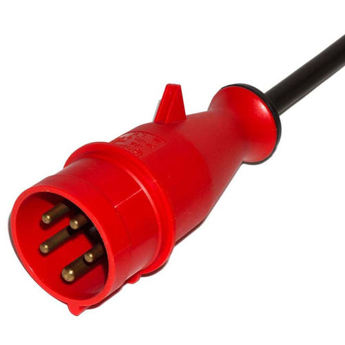 5-pole electrical plug M016.6.P shellCEEthree-phase