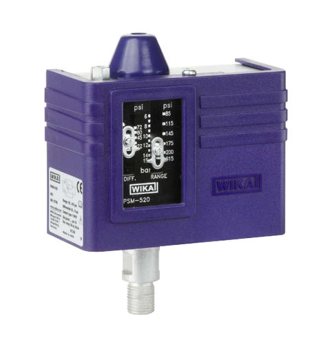 Differential pressure switch PSM-520for oilfor waterfor air
