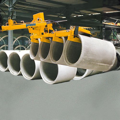 Захват для подъема и поворота бетонных труб FUGГоризонтальногидравлический