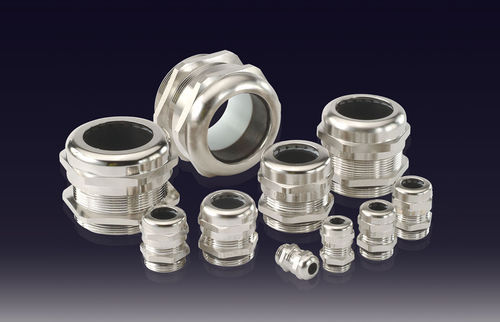 Кабельный ввод из никелированной латуни серии MPG IP68 с резьбой, прямой