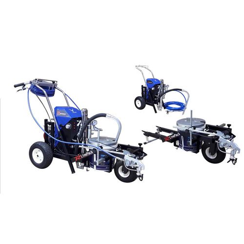 Безвоздушный распылитель RUNNER Pro7 с комплектом для нанесения разметкикраско-гидравлическийдля тяжелых условий эксплуатации